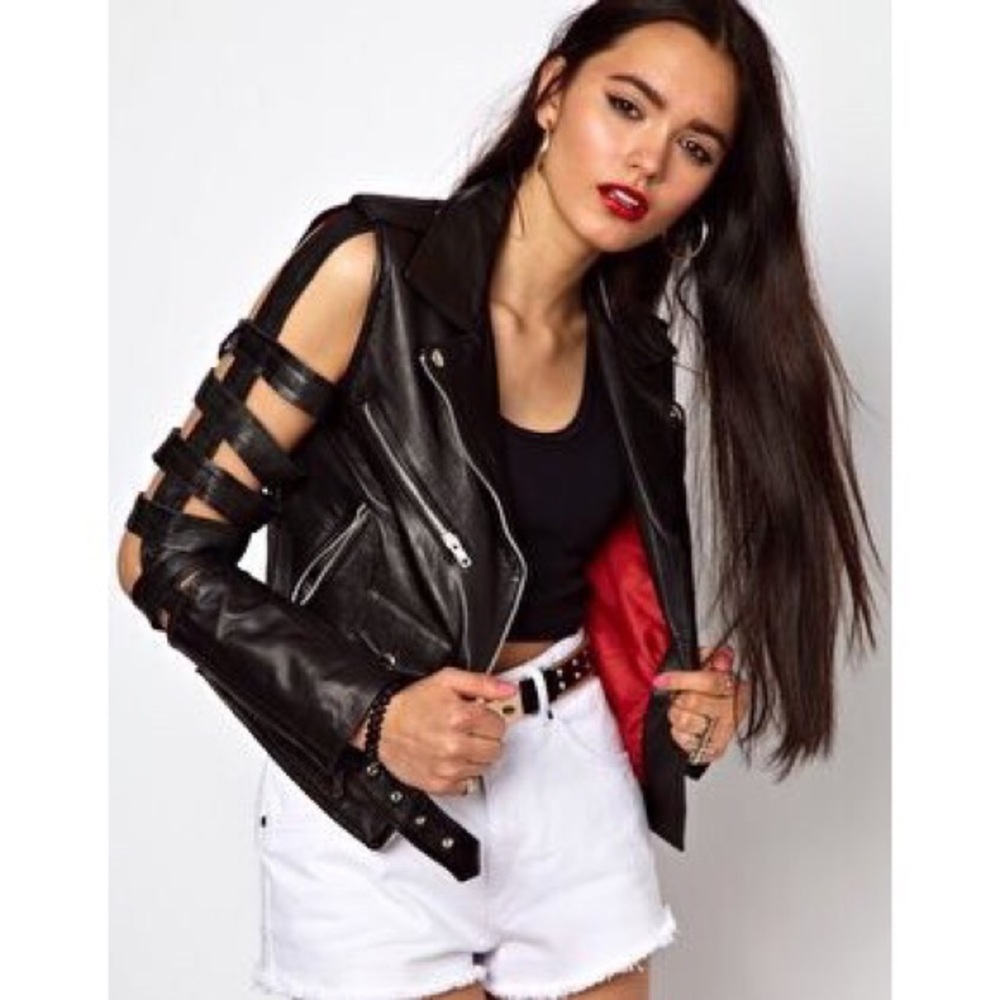 The Ragged Priest leather Boneyard Biker Jacket